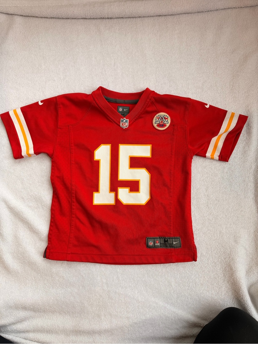 Nike Kids' Kansas City Chiefs #15 Red Football Jersey